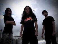 Fotos para divulgação da banda Alkymenia
