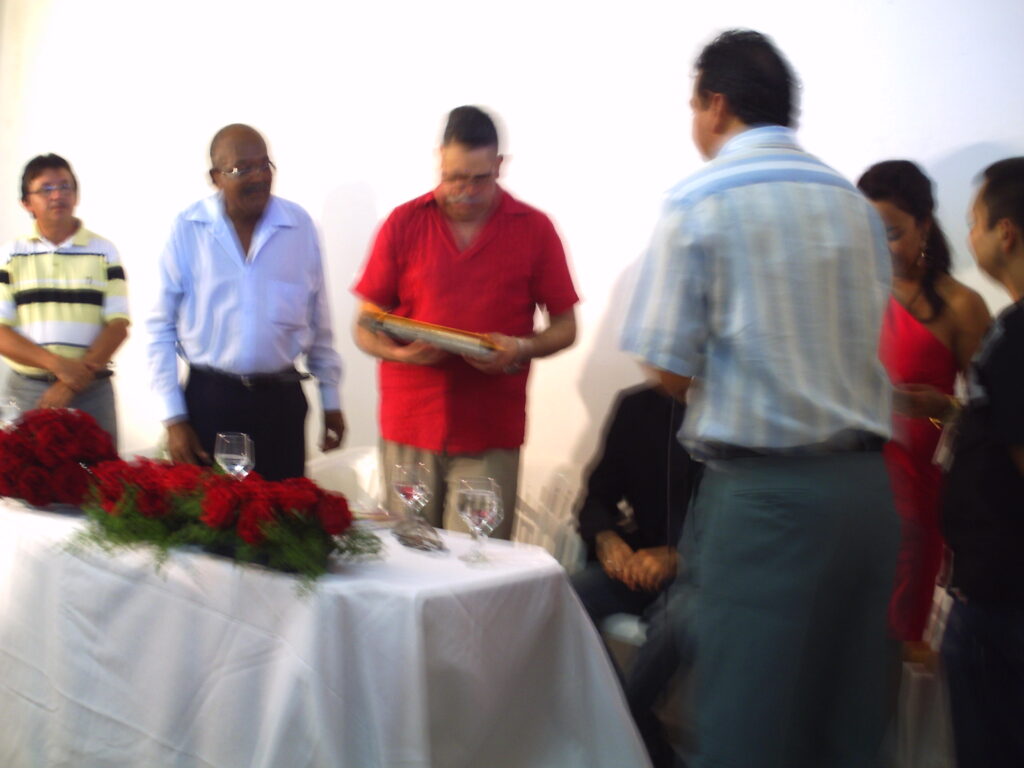 SECRETARIO DE CULTURAL DA VENEZUELA - INAUGURÇÃ