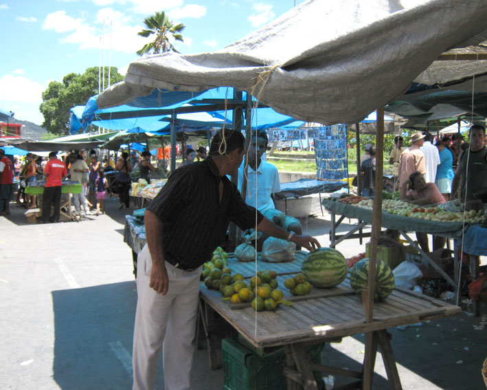 A feira livre da cidade de Panelas PE