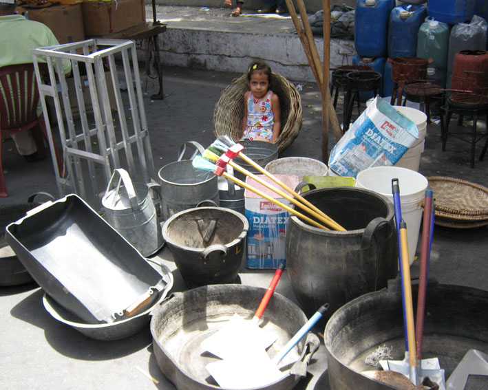 A feira livre da cidade de Panelas PE