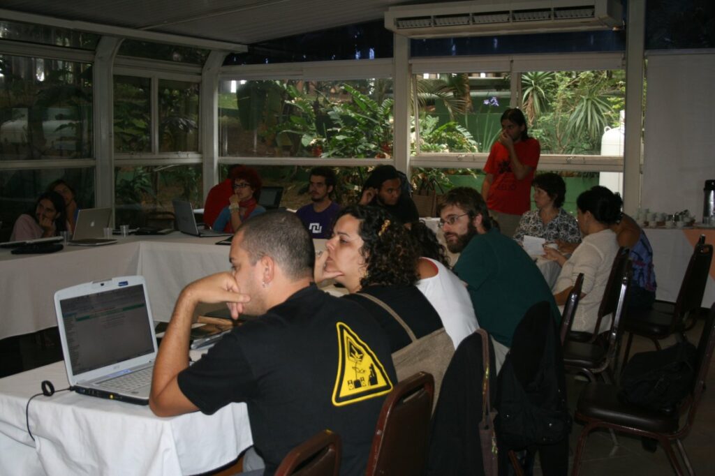 Oficina do iTEIA durante as atividades do Conexão Brasil