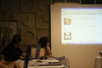 Exemplo de cadastro um conteúdo com os autores  Luiz Gonzaga e Felipe Machado