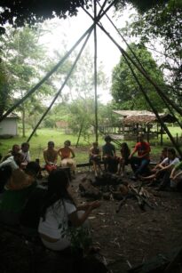 Reunião com IARA para definição da Aldeia da Paz 2009