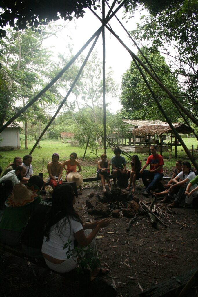 Reunião com IARA para definição da Aldeia da Paz 2009