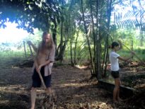 Luís(permacultor) e Bianca/Engenharia de Pesca