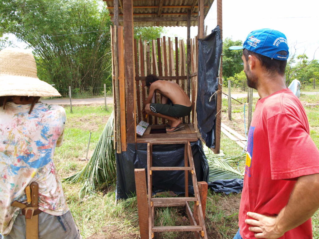 Poniendo a punto el baño seco...