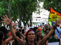 Marcha inicio Foro...
