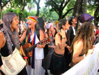 Marcha inicio Foro...