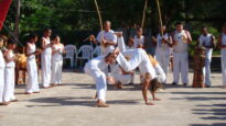 Apresentação inaugural da Capoeira