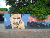 O Grafitti representando O Questão Ideológica