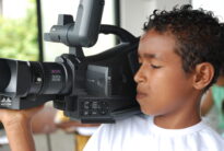 Momentos das oficinas de video do Ponto de Cultura