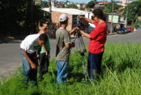 Momentos das oficinas de video do Ponto de Cultura