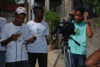 Momentos das oficinas de video do Ponto de Cultura