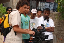 Momentos das oficinas de video do Ponto de Cultura