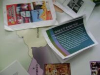 Material Waku'mã no painel do Prêmio Cultura Vi