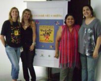Amigas no Banner do Prêmio Cultura Viva, DF, 2008.