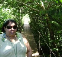 Alba Rodrigues visitando o IPEC / GO.