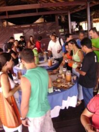 Momento lanche no evento PA.
