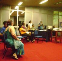 Palestra sobre a Waku'mã no evento do PA.