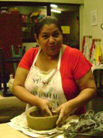 Trabalhando com barro