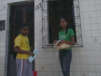 ATIVIDADE VOLUNTARIA  DO PONTO DE CULTURA "TAMBORES DA ILHA"