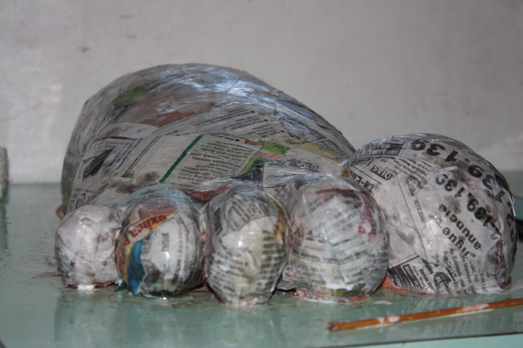 Oficina de bonecos gigantes