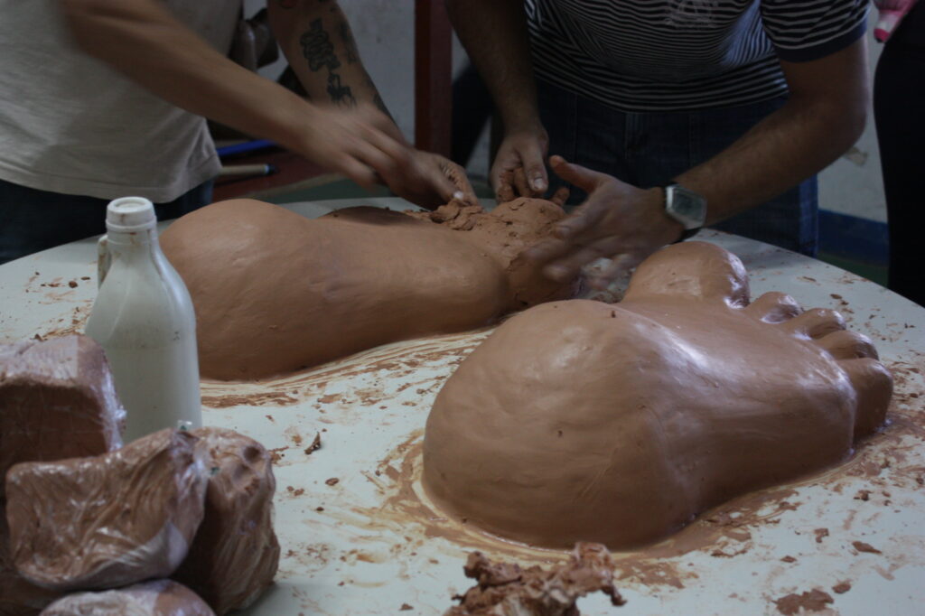 Oficina de bonecos gigantes