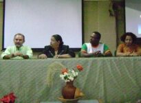 Composição da mesa de abertura - ambientalista