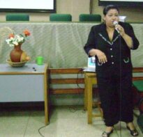 Alba apresentando resultados da Waku'mã projeto em pa