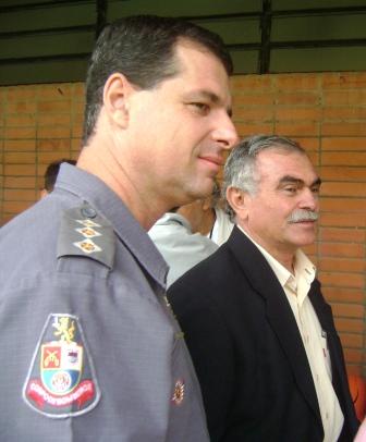 Cel. Jair Paca e participante