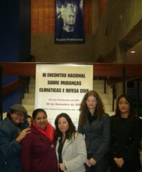 Meire, Alba, Ângela, congressita e Edna.