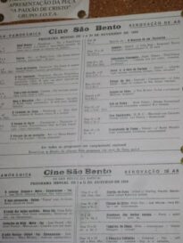 Programação do Cinema