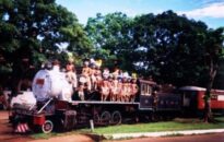 Vista dos Capacitados pela Waku'mã e a Locomotiva da