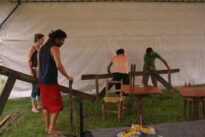 Madeiras, Pregos e as Ferramentas emprestadas pelo cumpadre Chandi...
