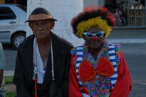 Representantes do Boi de Reis e Pastoril