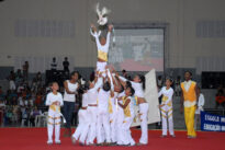 Performance de alunos na abertura da Semana de Arte e Cultura 2009