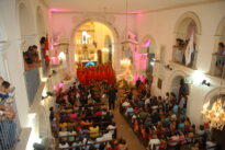 Apresentação do Corangelis e Orquestra da Escola de Música.