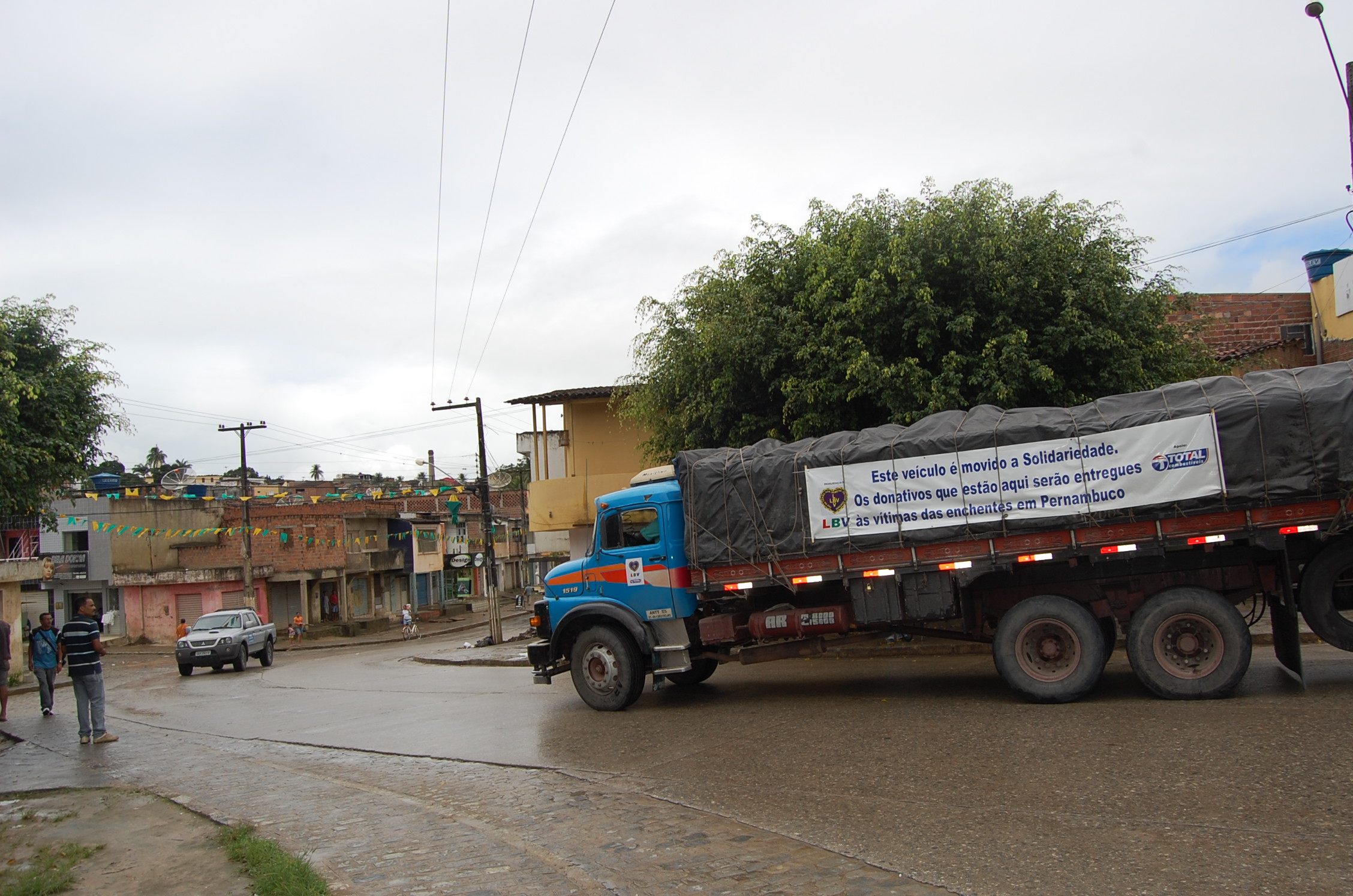 Vítimas das chuvas em Pernambuco são beneficiadas pela LBV