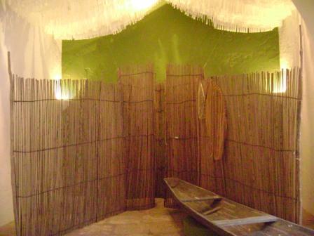 Instalação no Museu, ambiente de pesca