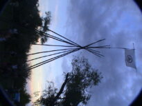 Por do Sol na Aldeia da Paz: Cozinha e Tipi