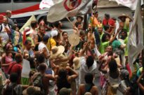 Aldeia da Paz na marcha de abertura do Fórum Social Temático