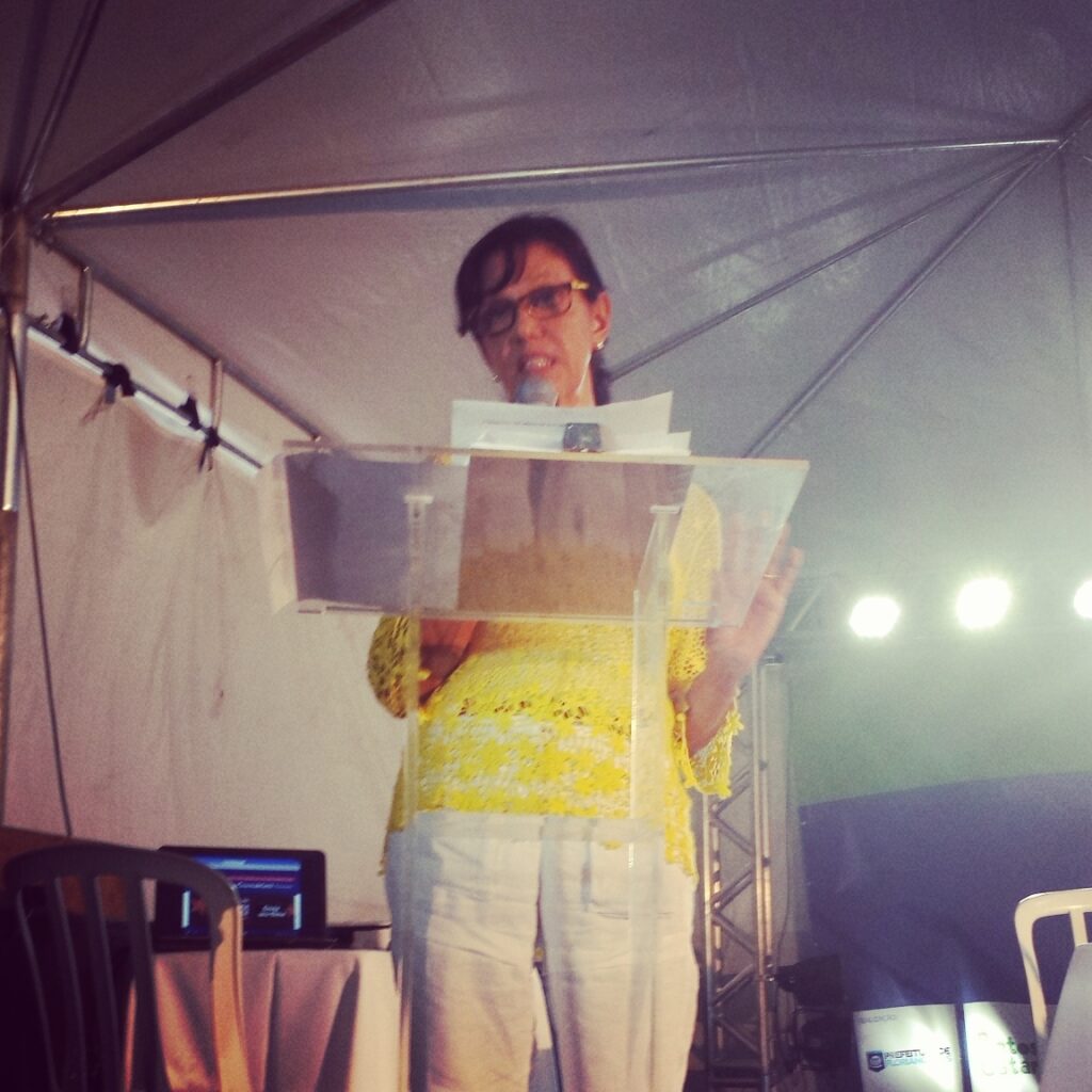 Mary Garcia, da Fundação Catarinense de Cultur