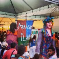 Maracatu com Maricota no Cortejo Cultura Viva