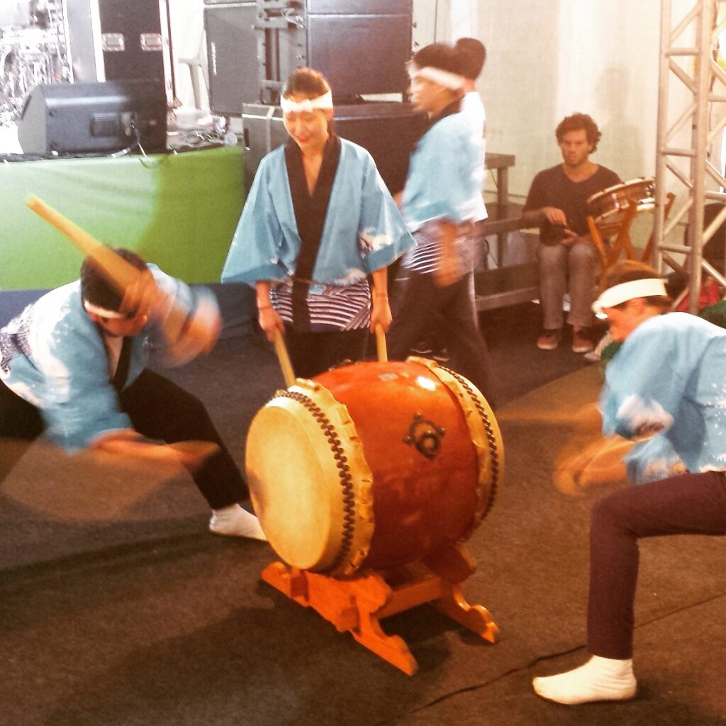 Tambores Japoneses na #TEIACatarina