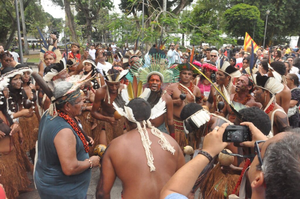 Marcha de abertura do Fórum Social Mundial 2018 em Salvador