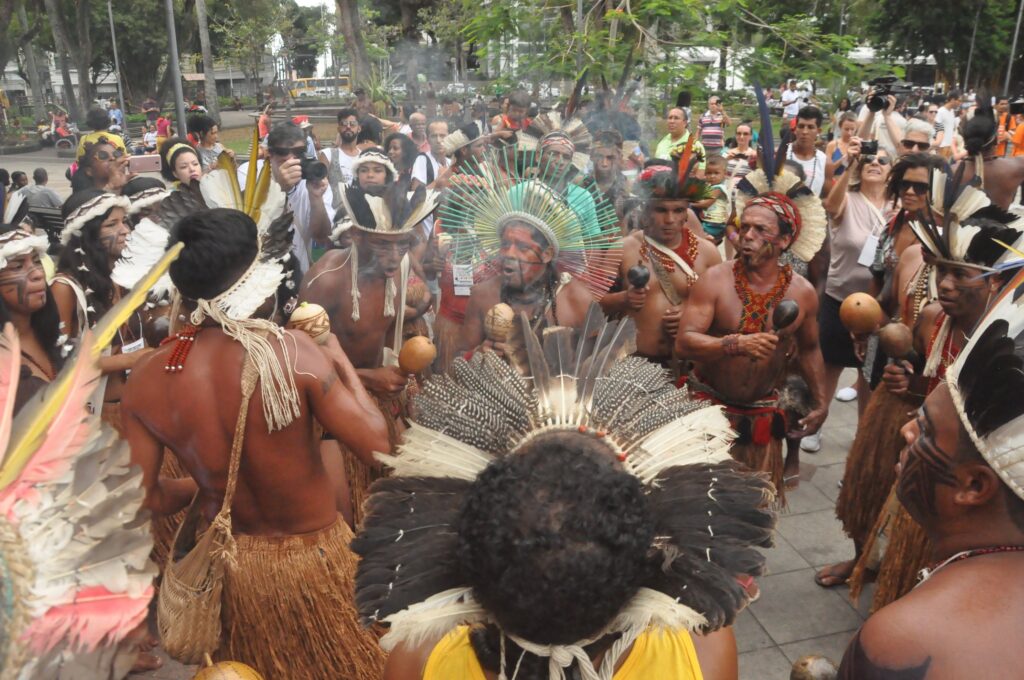 Marcha de abertura do Fórum Social Mundial 2018 em Salvador