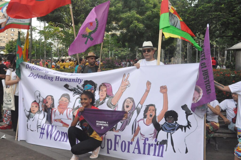 Marcha de abertura do Fórum Social Mundial 2018 em Salvador