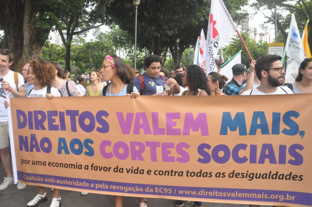 Marcha de abertura do Fórum Social Mundial 2018 em Salvador