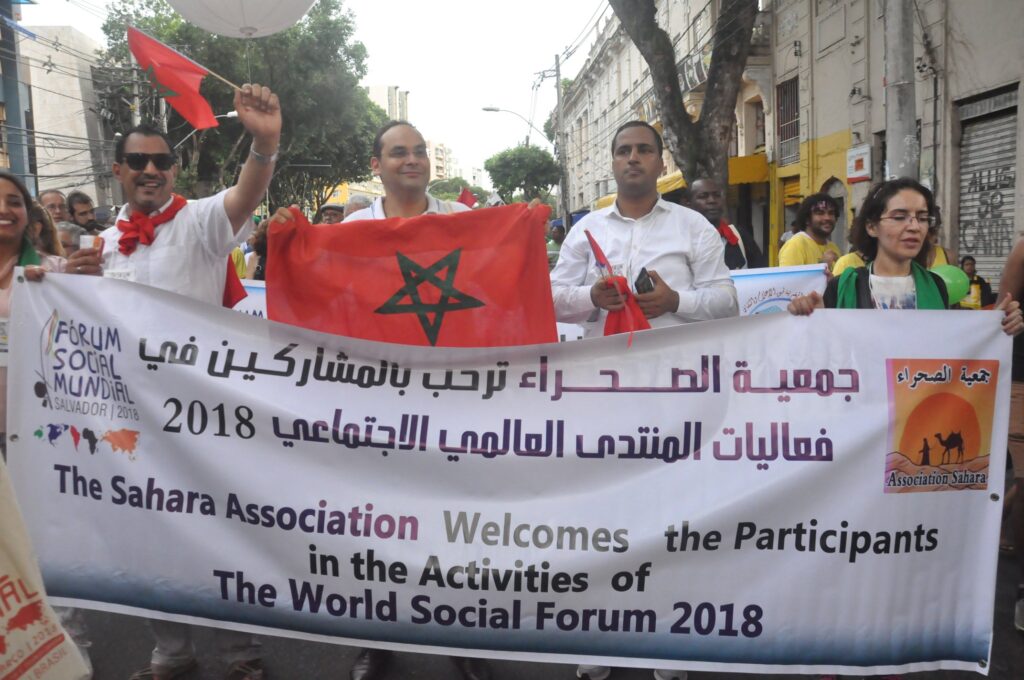 Marcha de abertura do Fórum Social Mundial 2018 em Salvador