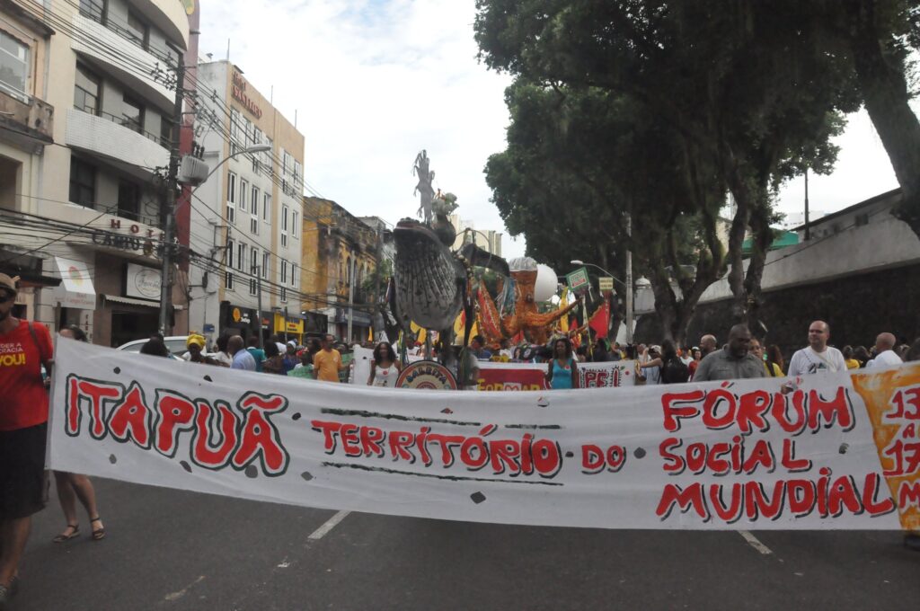 Marcha de abertura do Fórum Social Mundial 2018 em Salvador